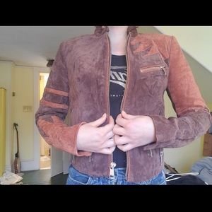 NWOT Genuine leather jacket Bagatelle Small